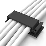 Clips de câble avec forte auto-adhésif, XIAOXI Pinces à fils multifonctions pour la gestion des câbles et les opérations de câbles, TV PC Porte-fils Sticky Tidy - (20pcs)