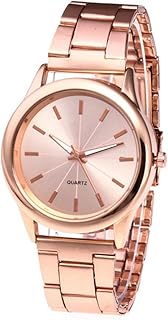 1 Peça Relógios Femininos De Aço Inoxidável Para Mulheres Relógios De Pulso Femininos Relógios De Pulso Para Estudantes Relógios Femininos Relógios Femininos De Liga De Rosa