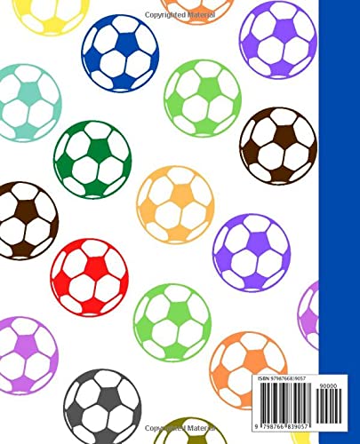 Soccer Books For Toddlers 2-4 Yrs: Wide-Ruled Composition Notebook For Kids | 110 Pages| 7.5 X 9.25 Inches #TOP1