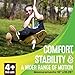 Swurfer Swift - Maple Wood Disc Swing for Kids Ages 4 and Up, Holds up to 150 Pounds - Includes 18