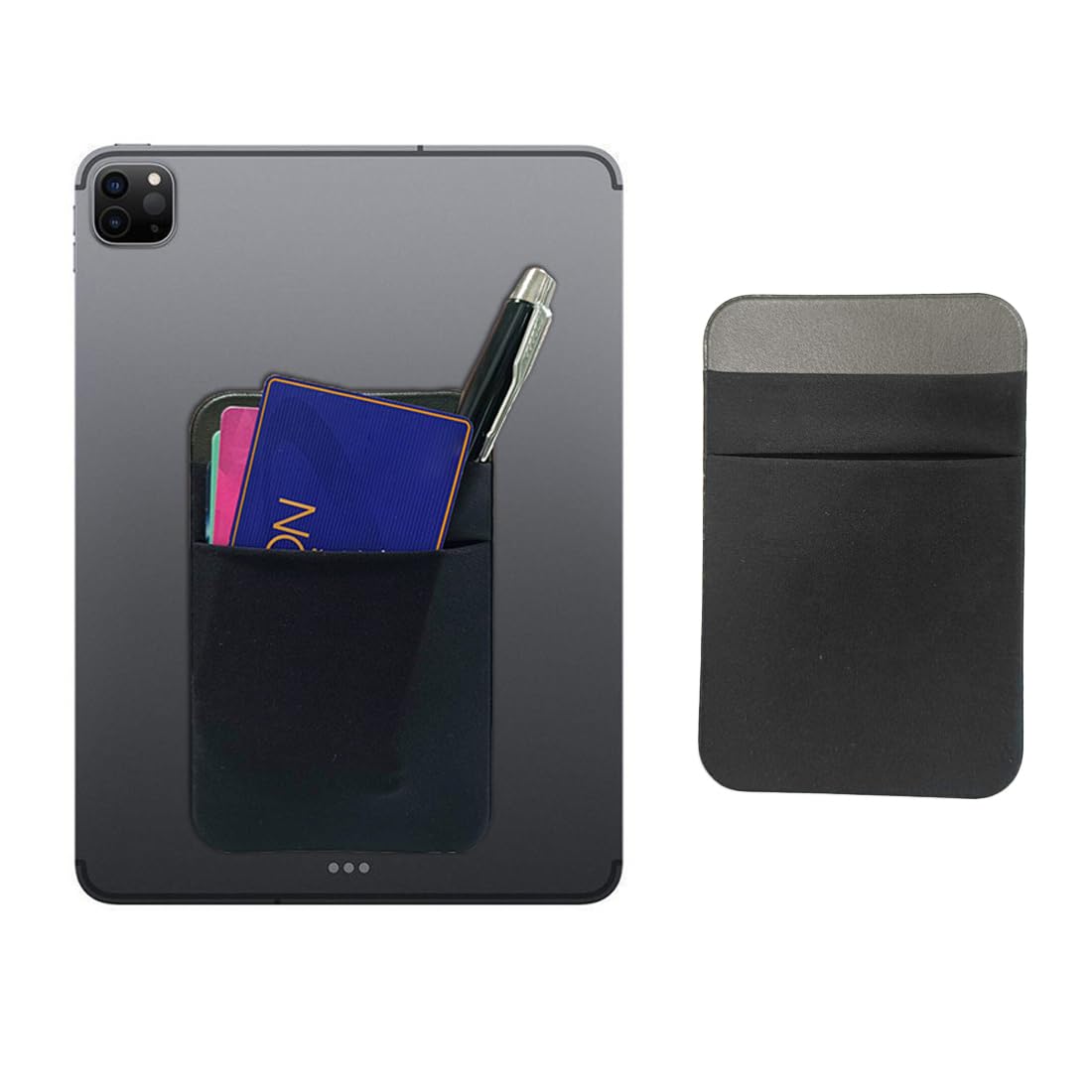 Custodia Hard Disk Esterno, Custodia a 2 Tasche per Laptop con Adesivo Riutilizzabile, Protegge Il Disco Rigido