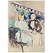 Fashionable People at Les Ambassadeurs(1893) Peinture par Henri De Toulouse-Lautrec - Premium 1000 Pièces Puzzle - Collection spéciale MyPuzzle de Æpyornis