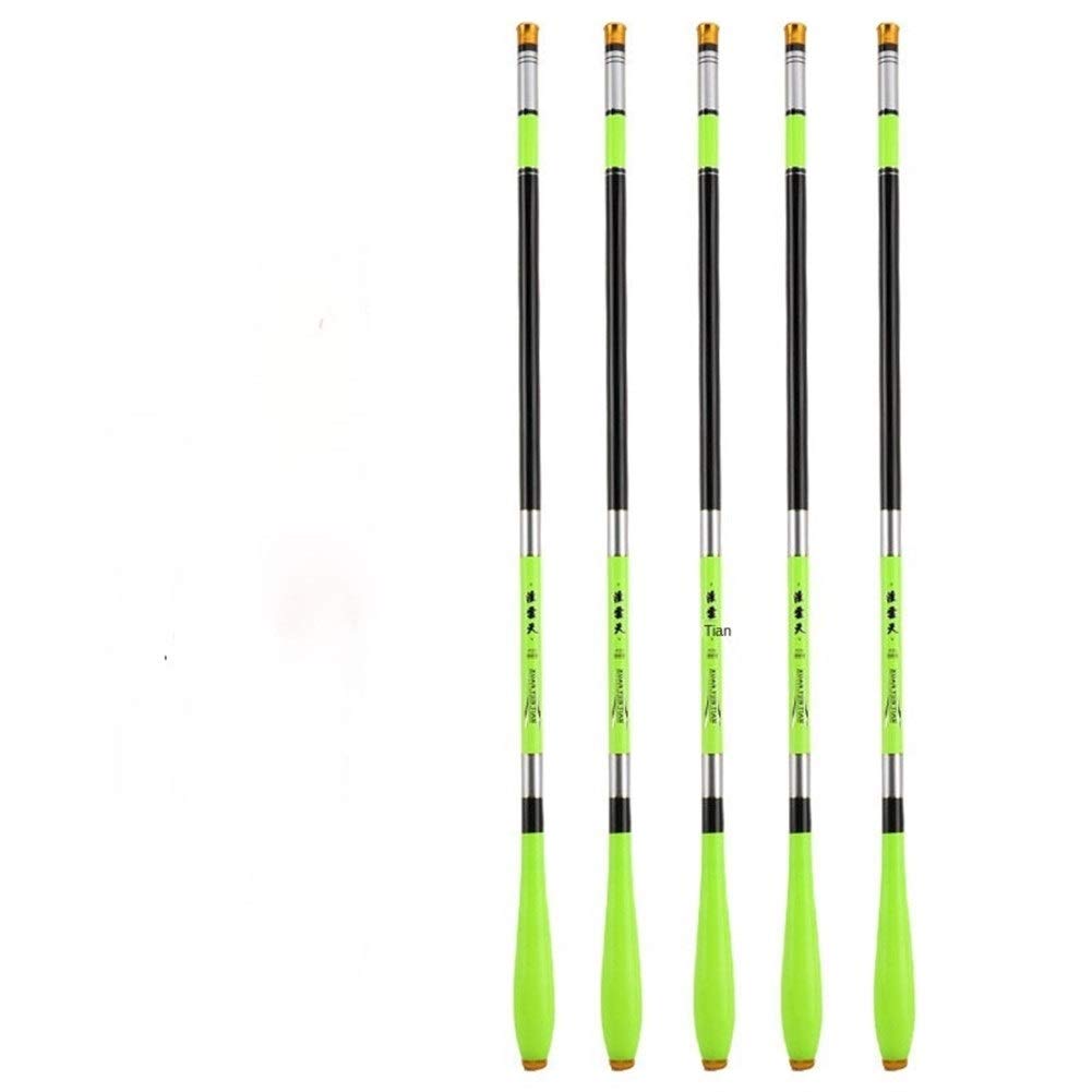 Canne A Peche, Cane A Peche Adulte Pêche à la Main Flux Rod 2.7.3.6M 4,5M 5,4M 6,30M 7,2M en Fibre de Carbone Canne à pêche télescopique pôle Canne à pêche de