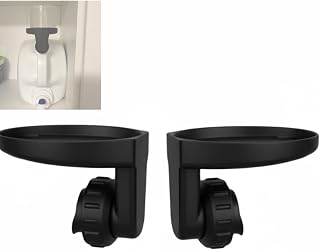 2-Pack, Laundry Detergent Cup Holder with Drain Caddy, No-Drip Laundry Cup Catcher, Anti-Spill Soap Saver Organizer, Reusable Holder with Return Flow (for Tide/Gain)