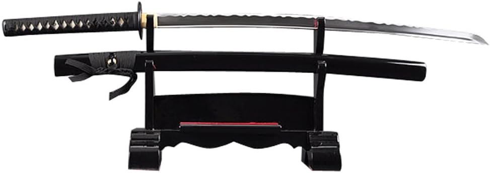HMS Authentic Katana Training Sword - Handmade Aluminum Alloy Unsharpened Blade, Functional Japanese Sword with Alloy Tsuba for Martial Arts, Cosplay, Gifts & Collectors