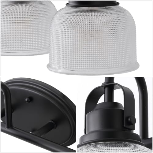 Image of JONATHAN Y Virginia 42.75 inch Black 5-Light Modern Farmhouse Vanity Light