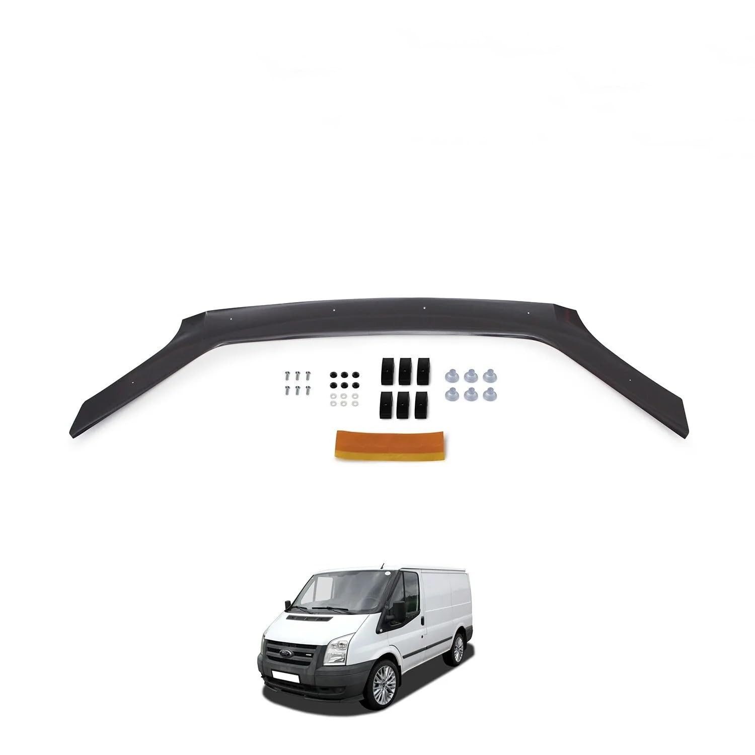 FIT[2000-2006]Compatible For FORD TRANSIT MK6 BONNET WIND STONE DEFLECTOR PROTECTOR NOT BONNET BRA