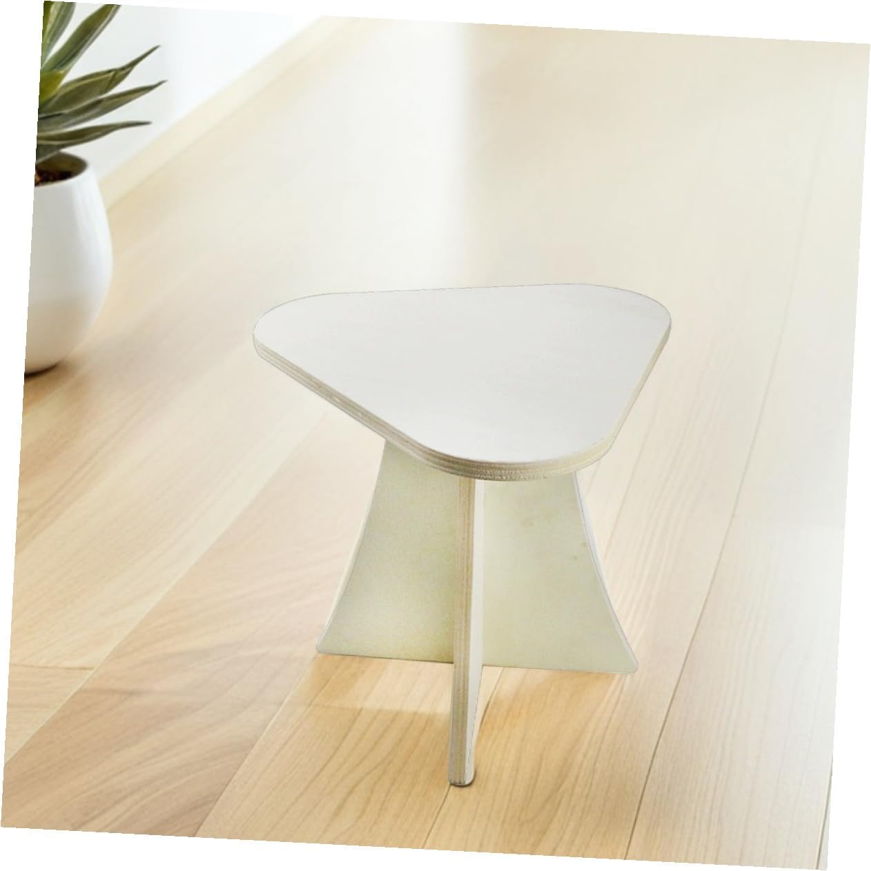 Wooden Plant Stand and Stool for Indoor Plants Solid Wood Flowerpot Pedestal with Mortise and Tenon Assembly Multi-functional Display Rack and Small Decor