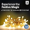 PHILIPS Starlit 12 Meter 72 LEDs String Light for Decoration | Festival LED String Light for Home| Warm White, Pack of 1,Polycarbonate, for Diwali, Ganesh Chaturthi, Christmas #1