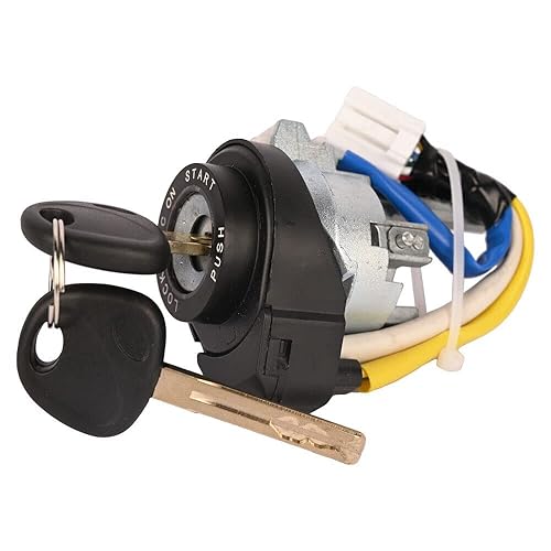 Miniatura 6 de Getfarway Interruptor de cilindro de bloqueo de encendido con 2 llaves 81900-1WK00 compatible con Kia Optima 2011 2012 2013 2014 2015, Rio 2013 2014
