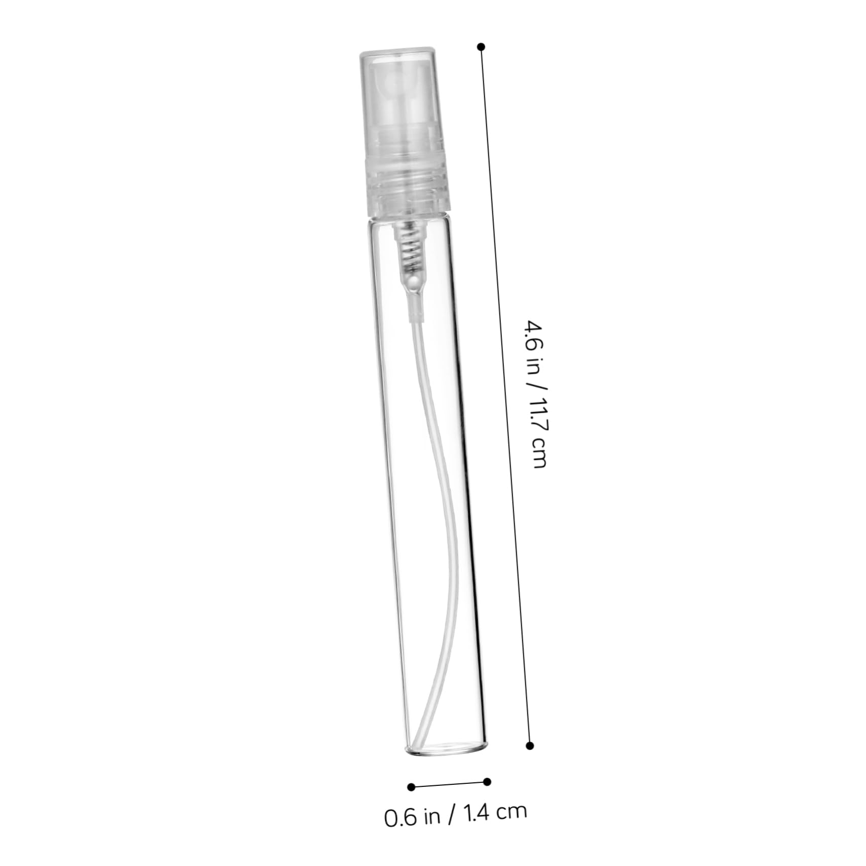 Healeved 70piezas Botellas De Spray De Viaje Dispensador De Perfume y Maquillaje Recargables y Reutilizables Diseño Transparente y Portátil Sin Fugas