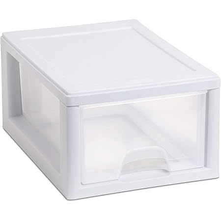 Sterilite Corp. 20518006 Sterilite Stackable Storage Drawer 12 7/8" D x 8 7/8" W x 6" H