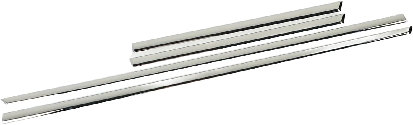 Chrome Body Side Door Trim Set, 4pcs, Fit for GLK Class X204 2008 to 2015, Enhance The Appearance of Your Vehicle