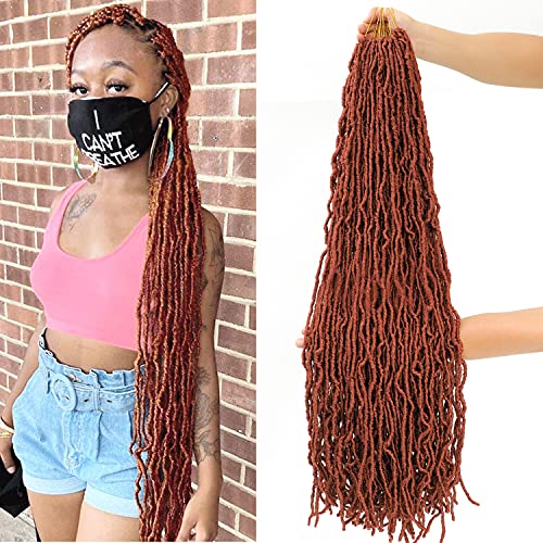36Inch Soft Locs Long Crochet Hair For Black Women, Extended Faux Locs For Distressed Locs, Natural Pre Looped Butterfly Style Hair (36Inch, 1Pack, 350) #TOP23