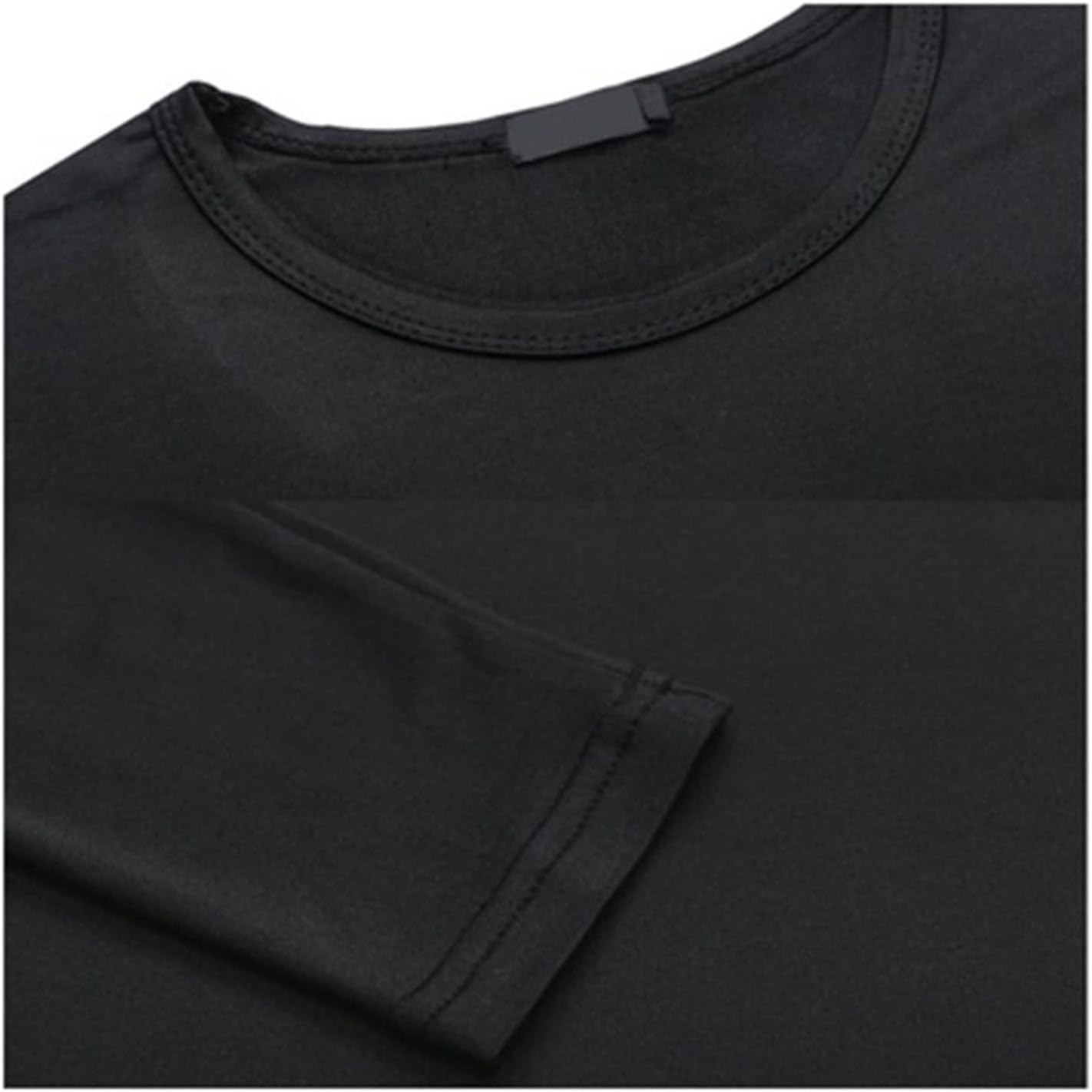 Yiqinyuan Male Running T-Shirt Tights Long Sleeve Tops Tees Men Compression Shirt Fitness Quick Drying Sports T Shirt Orange