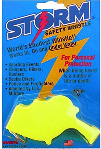 Sifflet Storm jaune de survie tout temps pour la plongée et le secourisme