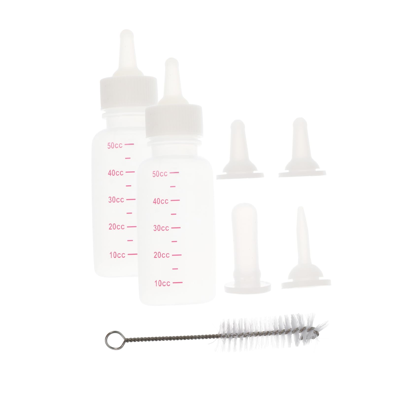 CIYODO Pet Nursing Feeders Pet Feeders Dog Cat Milk Feeding Bottles 50ml Kitten Formula Bottle