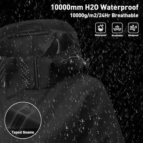 Women's Thin Rain Jacket waterproof Lightweight RainCoat with Hood for Golf Outdoor Hiking Windbreaker S-2XL2