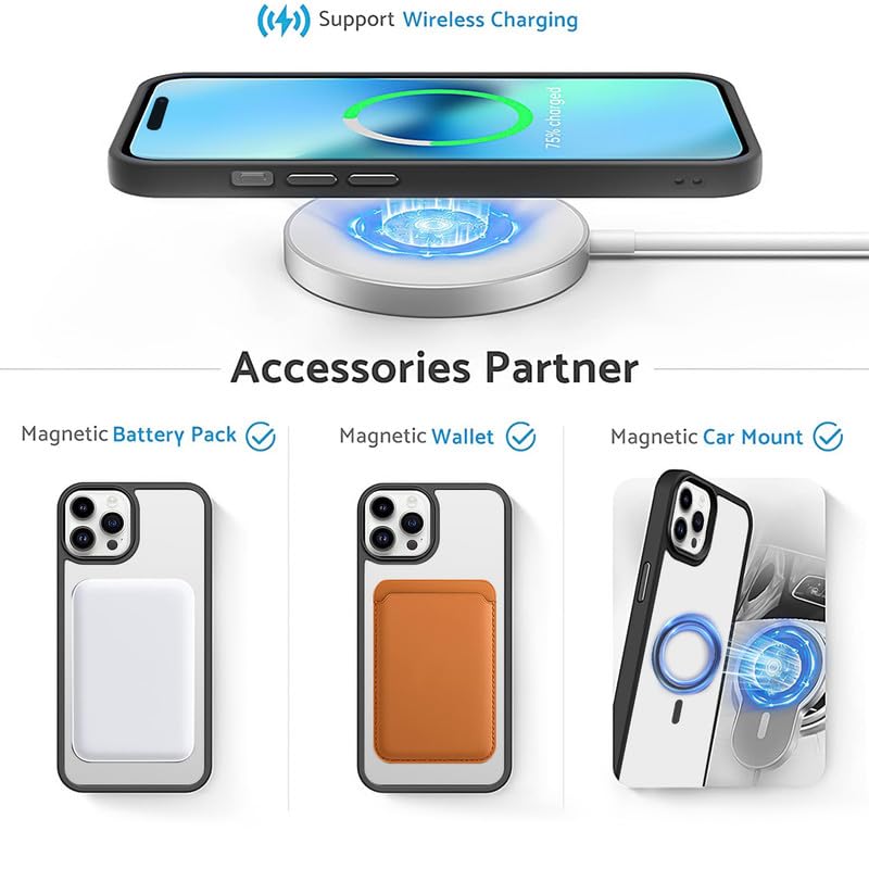 Xylota Cover Magnetica per iPhone 15 Pro, Compatibile con