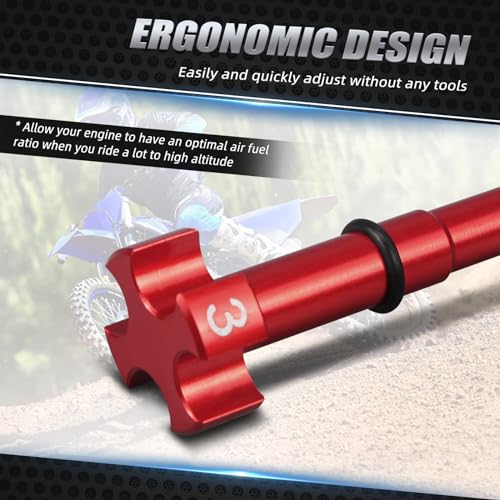 Image of NICECNC Red Universal Air /Fuel Mixture Screw Adjuster FCR Carb