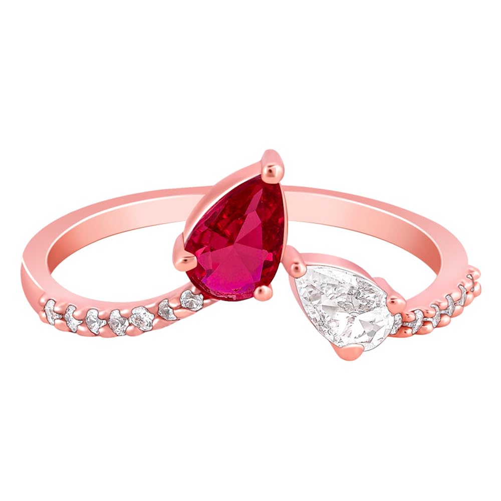 GIVA 925 Silver Rose Gold Serendipity Ring, Fixed Size, Indian - 12, US - 6 |Gift for Girlfriend| With Certificate of Authenticity and 925 Stamp | 6 Months Warranty* (B0CRRZ9L9H) Amazon Price History, Amazon Price Tracker