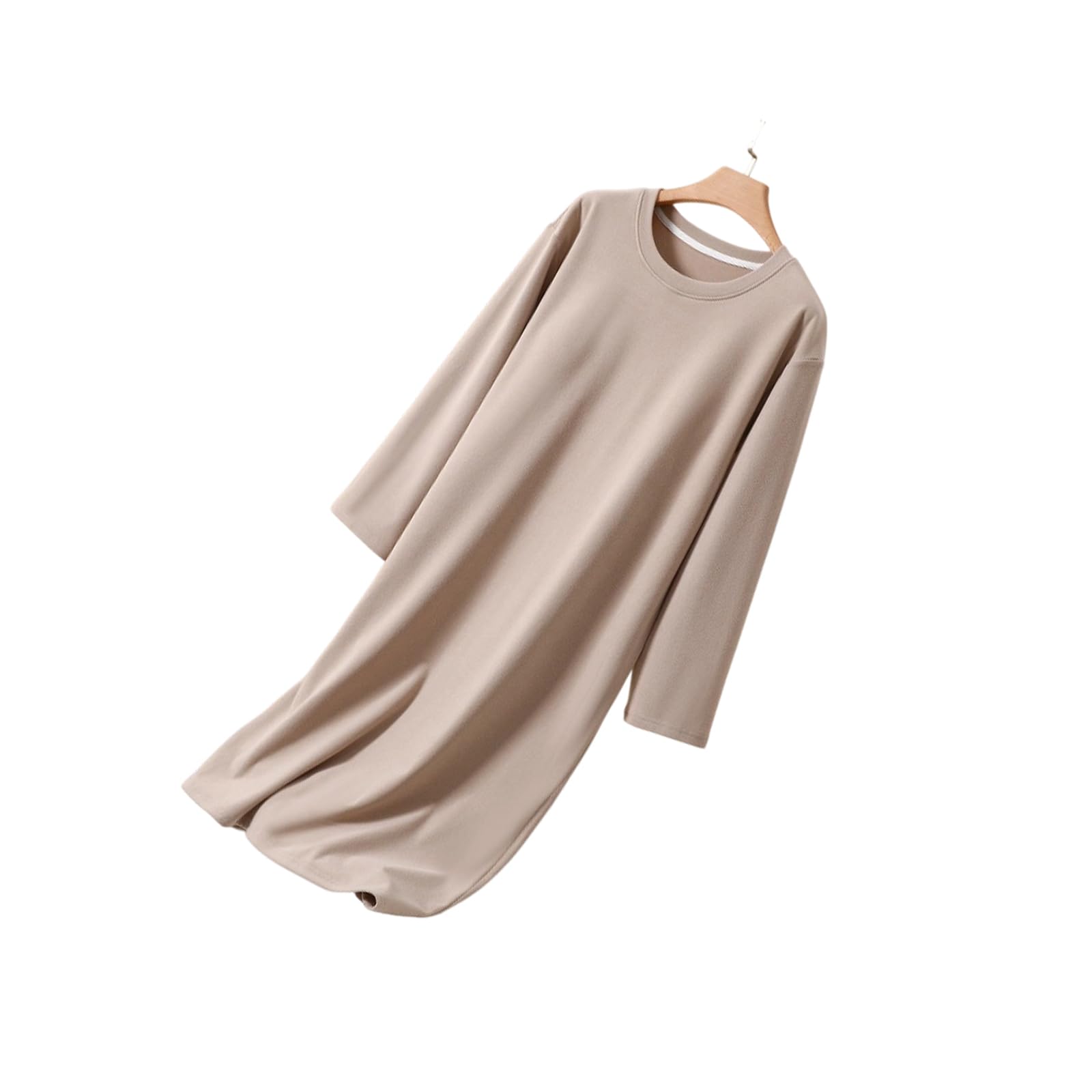 Camicia da notte termica premaman elastica in vita reggiseno integrato confortevole gravidanza indumenti da notte abiti da notte abito invernale maternità con lana