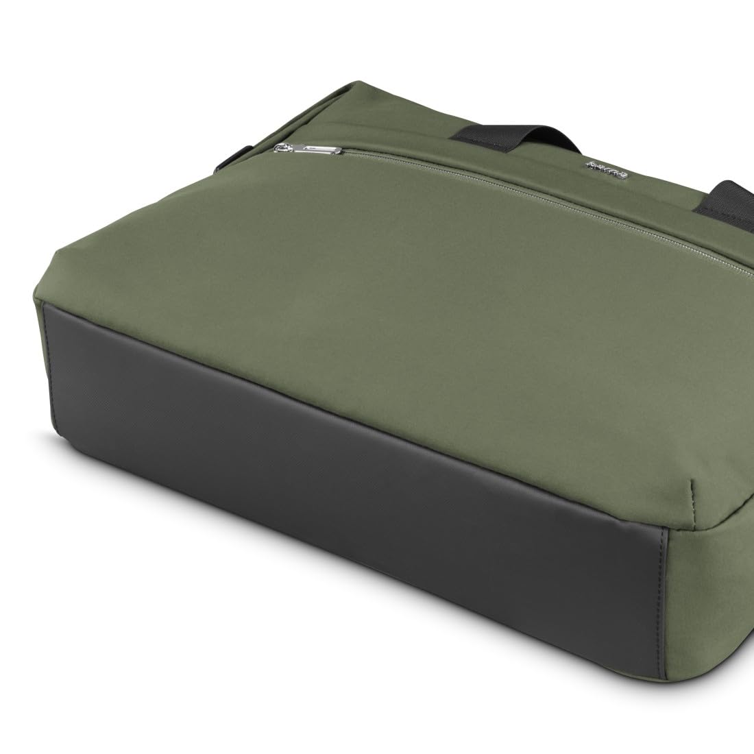 Hama | Maletín para portátil 13,3 pulgadas (funda protectora ordenador resistente acolchada compartimento tablet 12,9 bolso portátil 14,1 pulgadas bandolera ajustable ligera trabajo 10 litros) verde