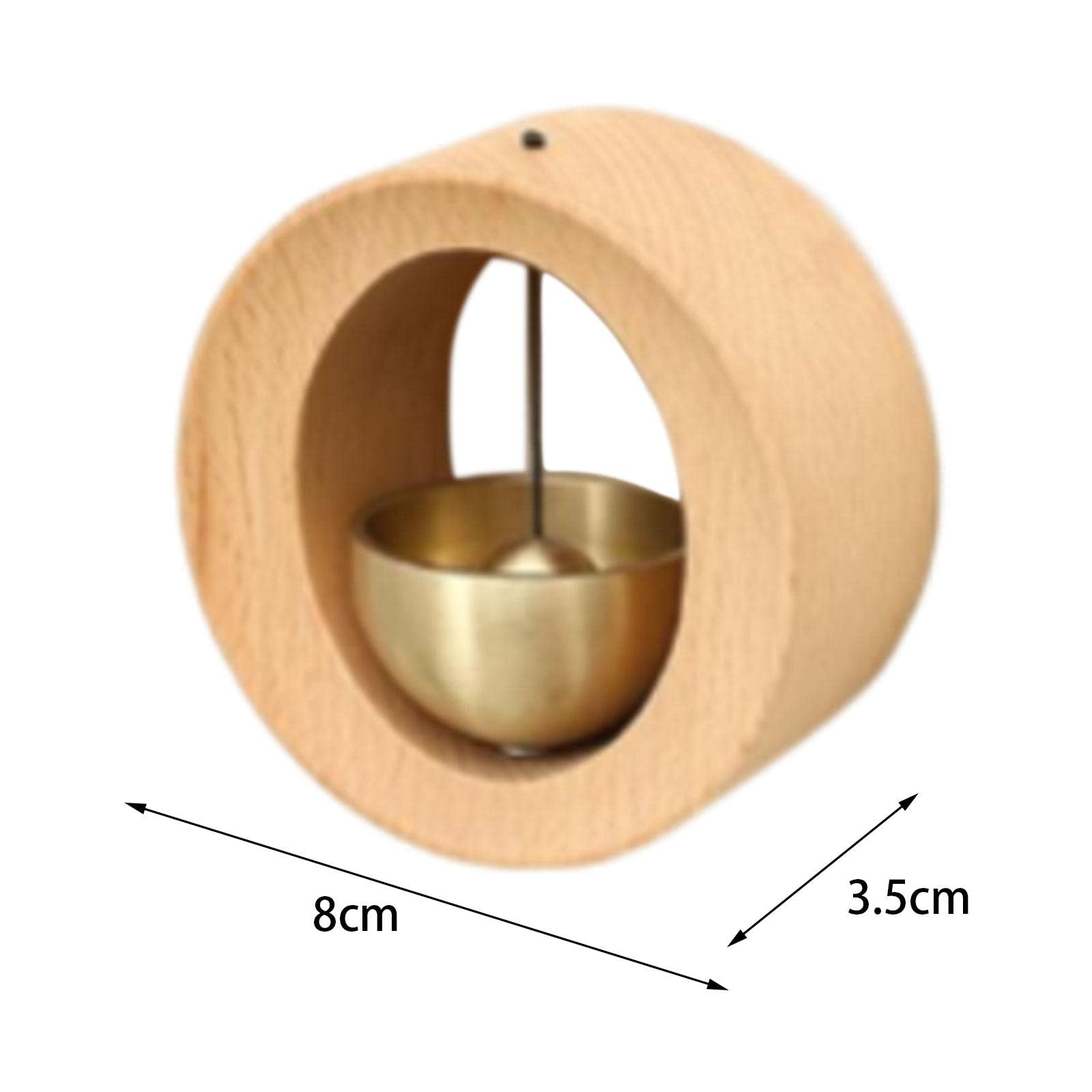 Amazon.co.jp: 店主ベル 木製ドアベル 真鍮ベル ドア開閉用風鈴