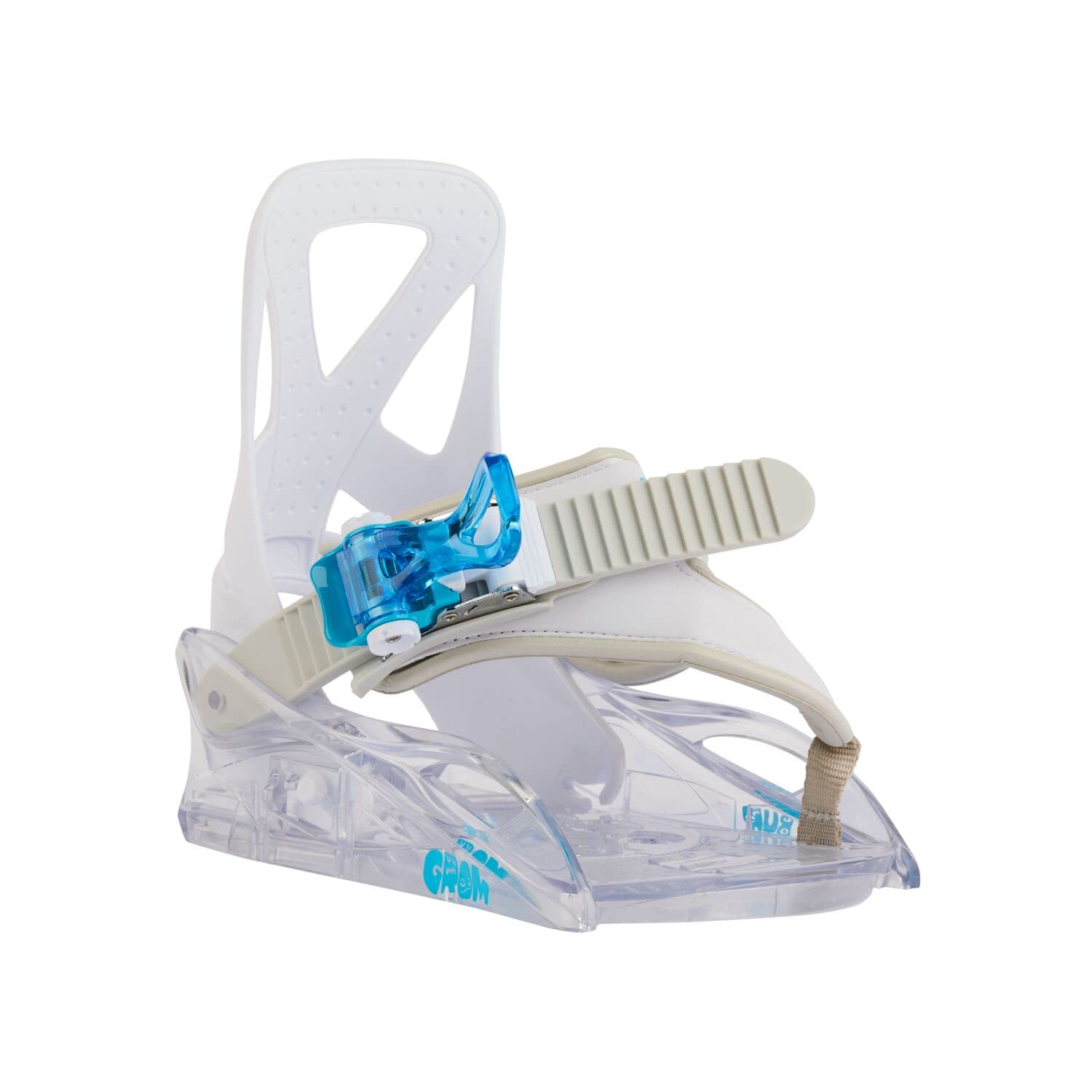 BURTON Grom Disc Kids Snowboard Bindings White Sz M