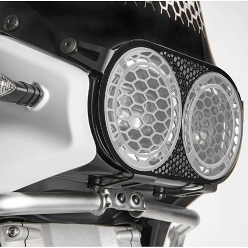 Cache phare moto DesertX 2023 grille protection accessoires phares - 5