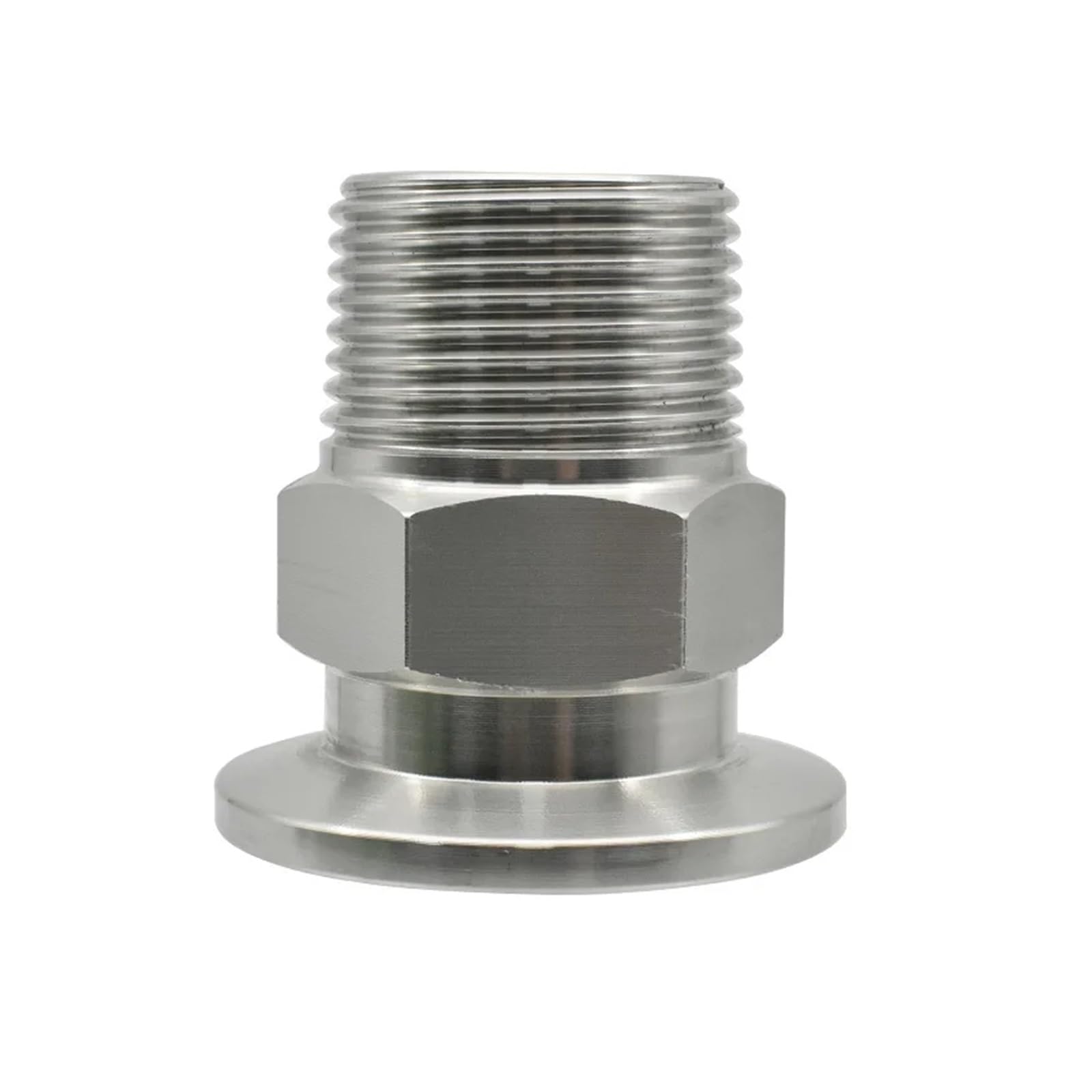 1 pieza KF50 2" 304 accesorios de brida rápida de acero inoxidable con rosca PT británica de 3/4" a 1"