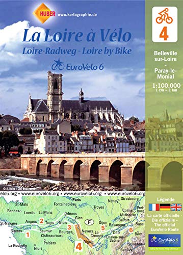 Télécharger La Loire à Vélo : Belleville-sur-Loire-Paray-le-Monial, 1/100 000 Livre PDF Gratuit