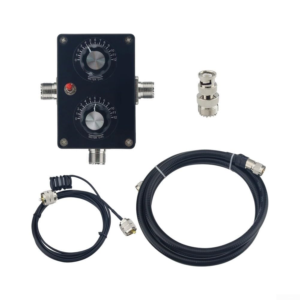 HG-20A 20W pour qrp Loop pour antenne pour radio à ondes courtes 5-30MHz Récepteur radio jambon portable de bureau Noir