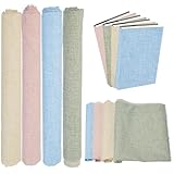 NICENEEDED 4 STÜCK PU Leder Buchbindetuch 16 x 36 Zoll Lederbuchstoff Zum Buchbinden 4 Farben Buchbinderbedarf Buchreparaturmaterial Zum Reparieren