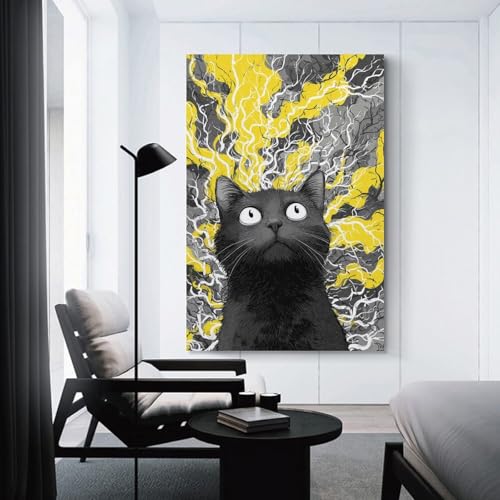 Peinture à l'huile pour couloir et escalier motif voyage 40x60cm