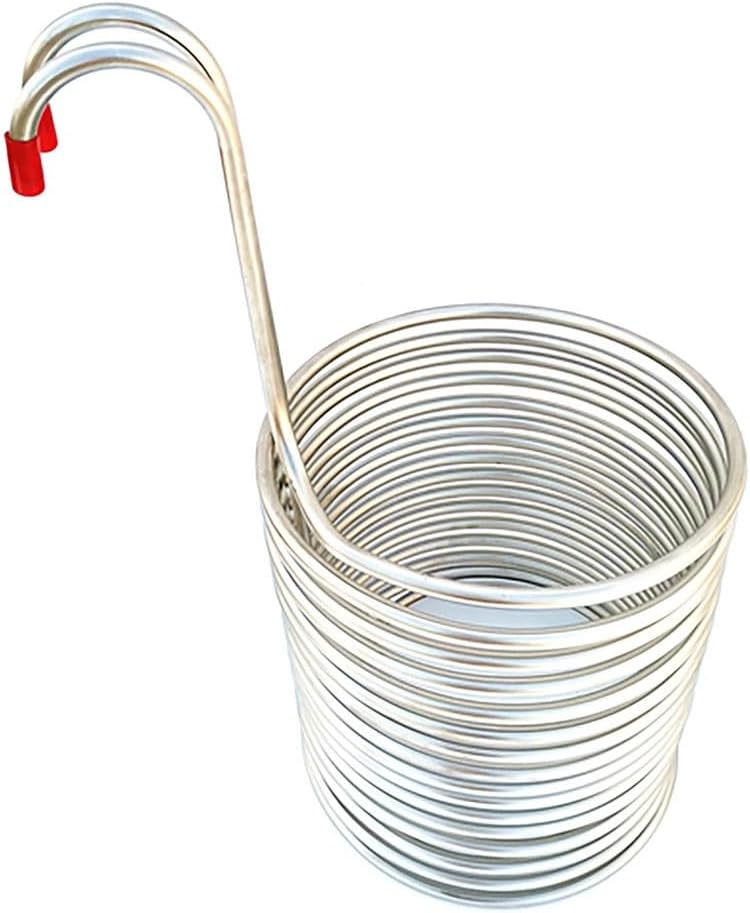 1pcs Beer Brewing Equipment, Cooling Coil,Stainless Steel Immersion Wort Chiller, Spiral, Homebrew, Restaurant Supplies, 3/8 "* 13m