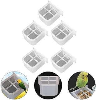 GANAZONO 5 Pçs Alimentador De Papagaio Comida Para Pássaros Alimentador De Pássaros Para Pássaros Grandes Alimentador De Pássaros Automático Alimentador De Pássaros Simples Alimentador De