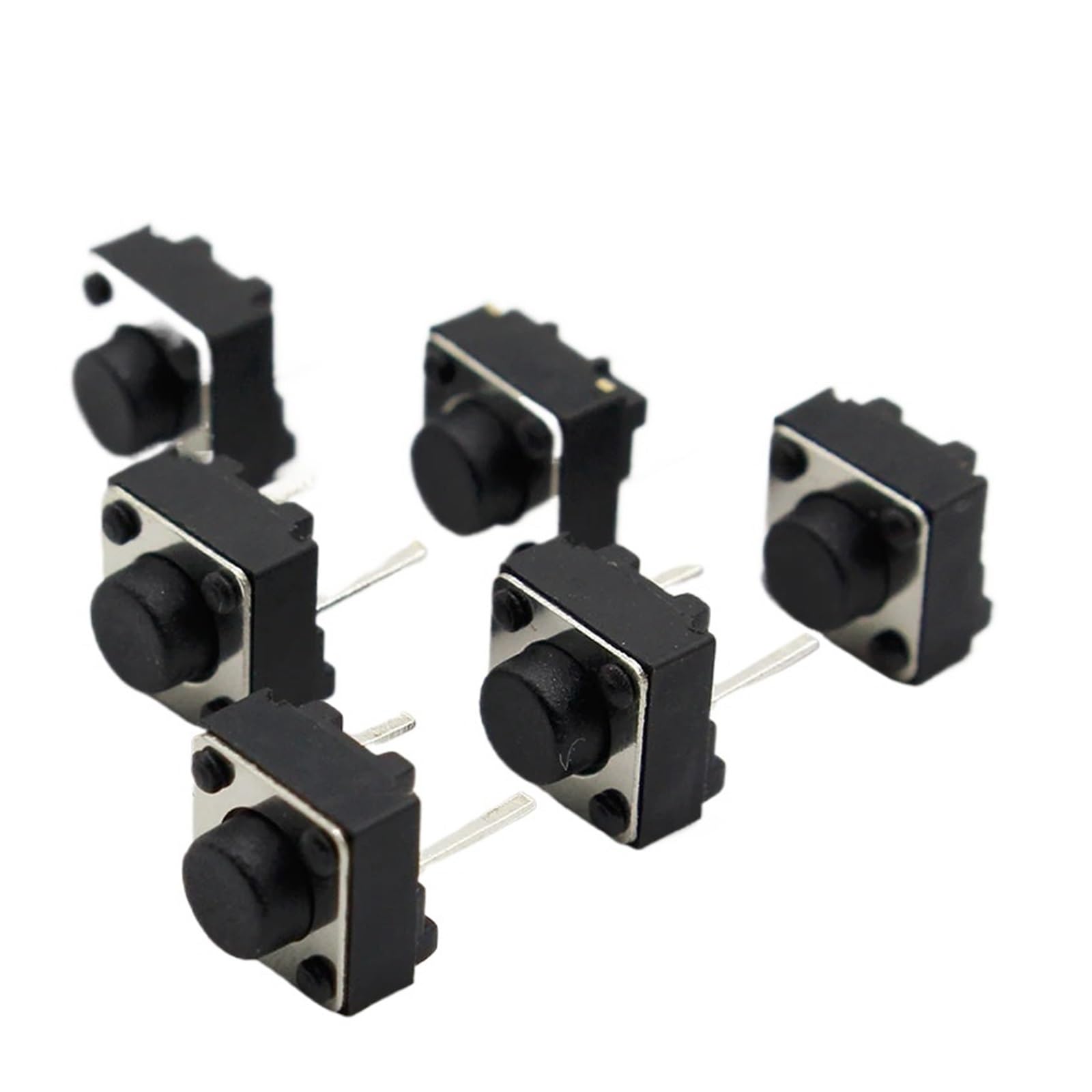BKGWCSOR 6X6X5mm 2pinTactile Tact Push Button Switch Switch Momentary 100pcs/lot Switches