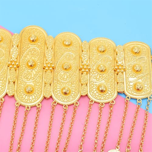 Golden Coins Metal Belt India Belly Dance Moroccan Waist Chain Afghan Turkish National Dress Body Jewelry For Women3