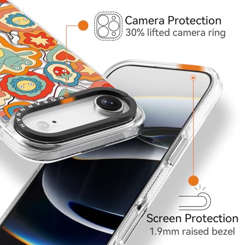 Coque antichoc 2m iPhone Air Magsafe transparente et durable Rosarnnah