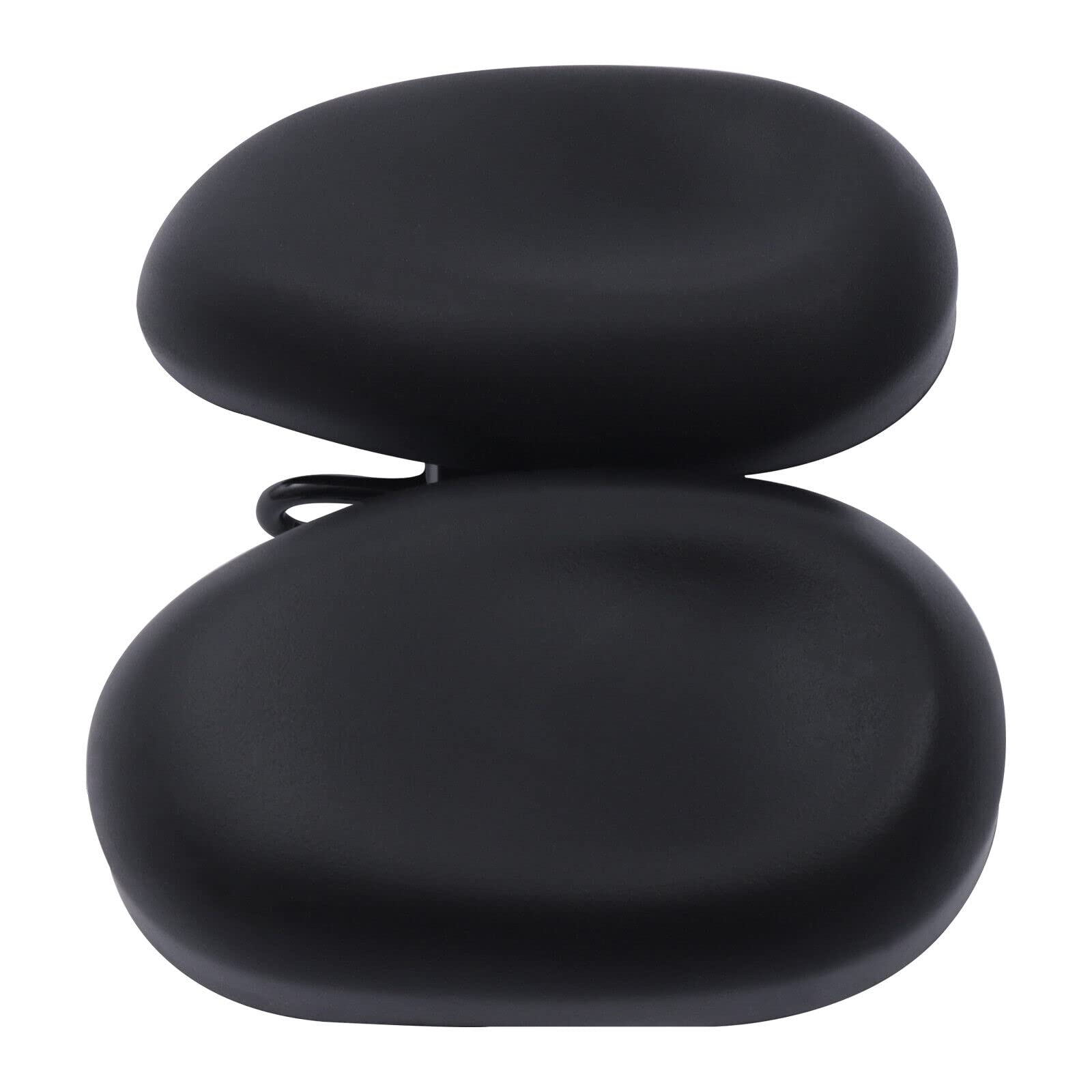 Nasenloser Fahrradsattel Dual Pad - Verstellbar & Stoßdämpfend Schwarz