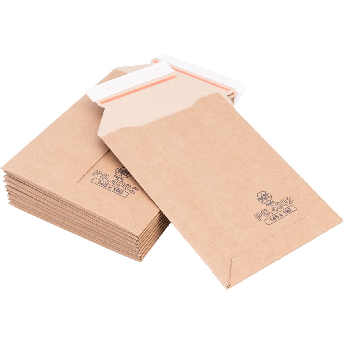 verpacking 400 Buste in cartone ondulato 14,5 x 19 cm formato A6, Buste per spedizioni con chiusura adesiva e apertura a strappo