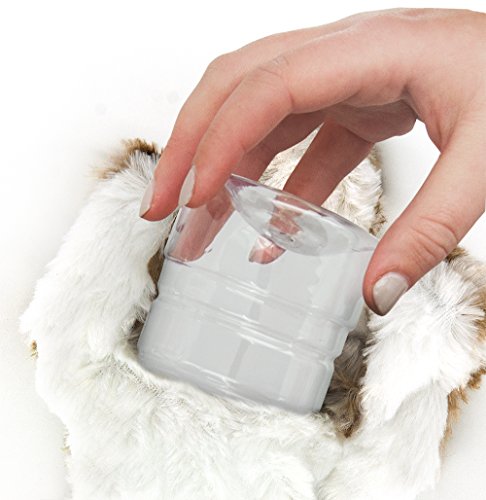 Image of Best Pet Supplies Squeaky Dog Toys with Soft Durable Fabric for Small, Medium and Large Pets Interactive Toy for Indoor Play, Supports Active Biting and Play - Snow Leopard, Medium