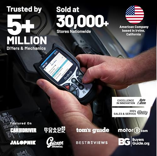 Innova 5210 OBD2 Scanner & Engine Code Reader, Battery Tester, Live Data, Oil Reset, Car Diagnostic Tool for Most Vehicles, Bluetooth Compatible with America's Top Car Repair App