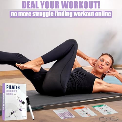 Cartes d'exercice de Pilates pour sculpter son corps chez soi - 7