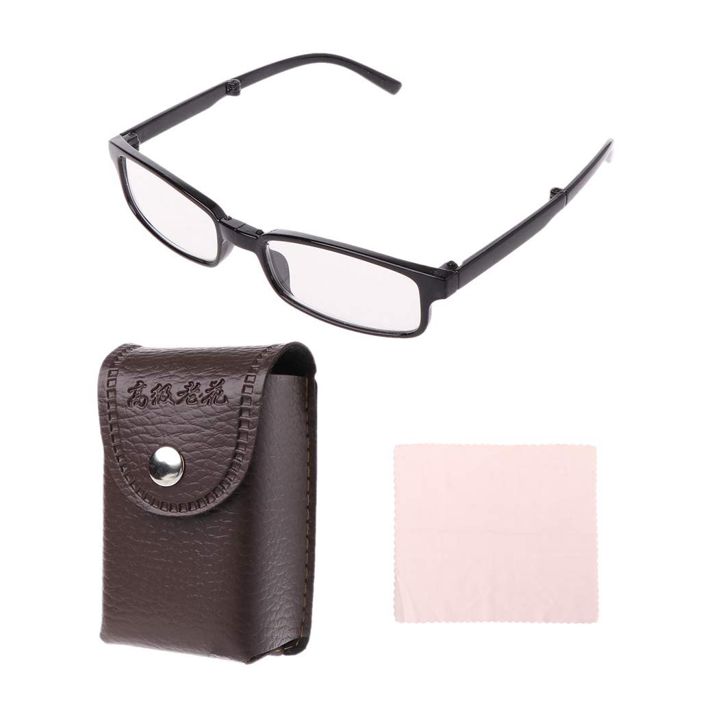 Mentin Unisex Foldable Reading Glasses Folding Spectacles Eyeglass