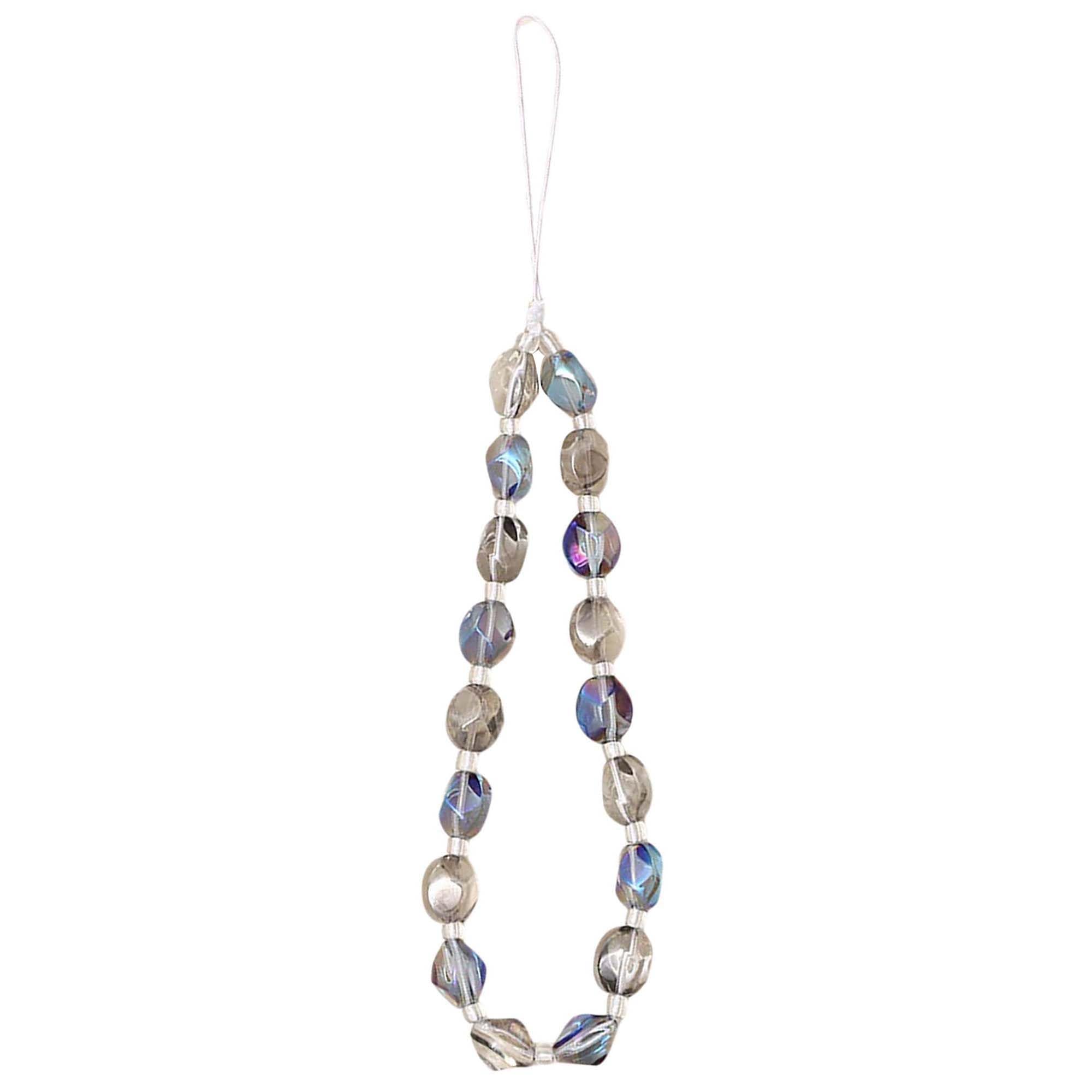 Staqlo Crystal Beads Phone Charm, Cute Beaded MobilePhone Strap, Short CellPhone Chain, Elegant Phone Pendant, Keychain for Camera Strap, Purse and Bag Accessories xsj-1