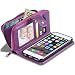 iPhone 6S Case, Vofolen Zipper Wallet Case iPhone 6 Cover PU Leather Protective Shell Detachable Folio Flip Holster Carrying Case Card Slot Wrist Strap for iPhone 6 6S 4.7 inch -Purple