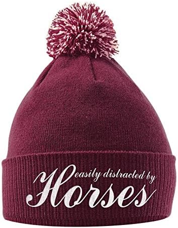 Easily Distracted By Horses Bobble Hat 