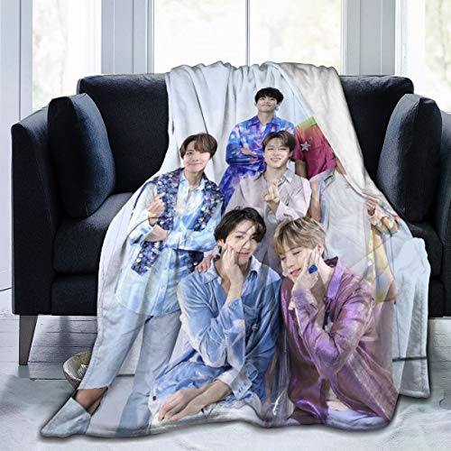 Gaodim HOJJP BTS Jimin J-Hope Blanket Super Soft Blanket, Light Plush Bed Blanket, Suitable for Adults and Children to Use 50